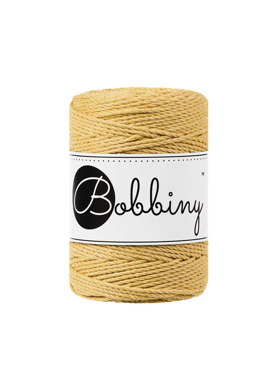 Makramē virve 3PLY - Honey